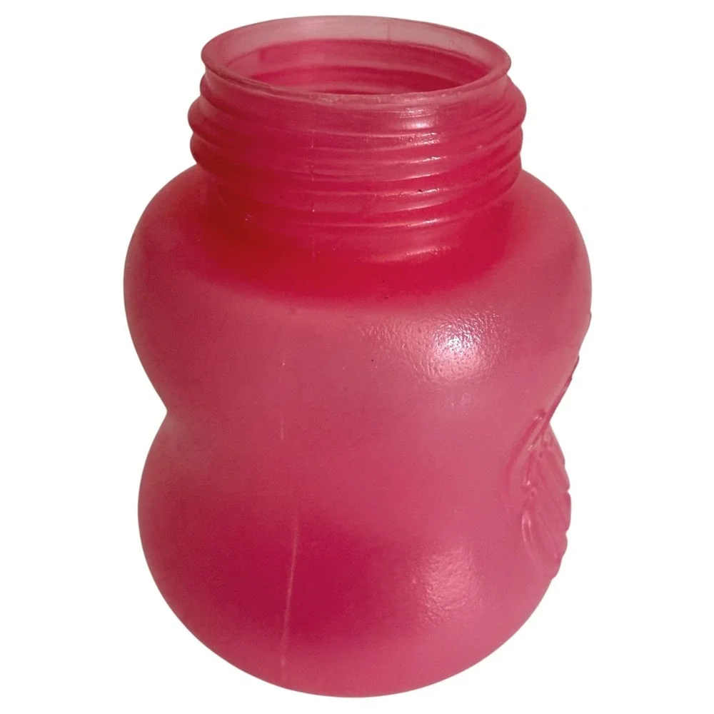 Baby Alive Doll Bottle Plastic Pink Red Replacement Screw Off Top Accessory Toy